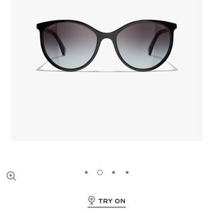 Black Chanel Pantos sunglasses - in brand new condition